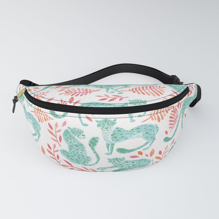 Cheetah Collection – Mint & Pink Fanny Pack