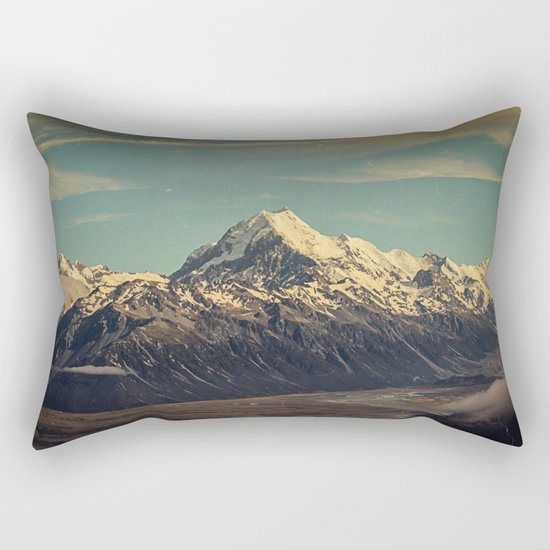 Vintage Mountain Rectangular Pillow