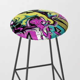 Zombie with Hat Bar Stool