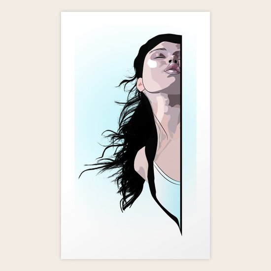 Hidden Kiss Art Print