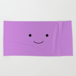 Happy 2 lilac Beach Towel