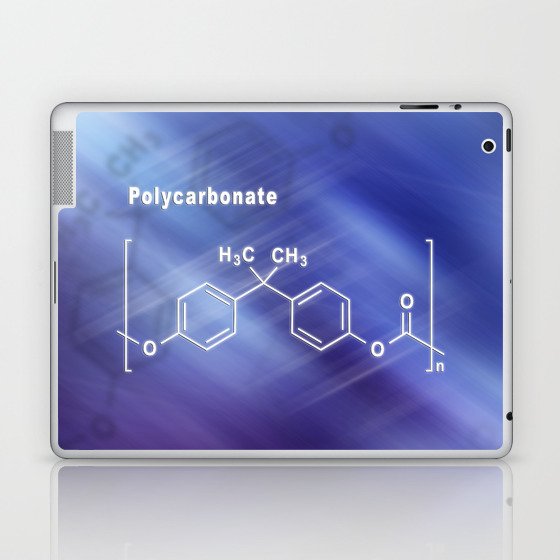 Polycarbonate PC, Structural chemical formula Laptop & iPad Skin
