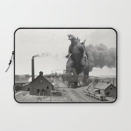 Godzilla King of Monsters Ironwood Michigan 1898 Laptop Sleeve