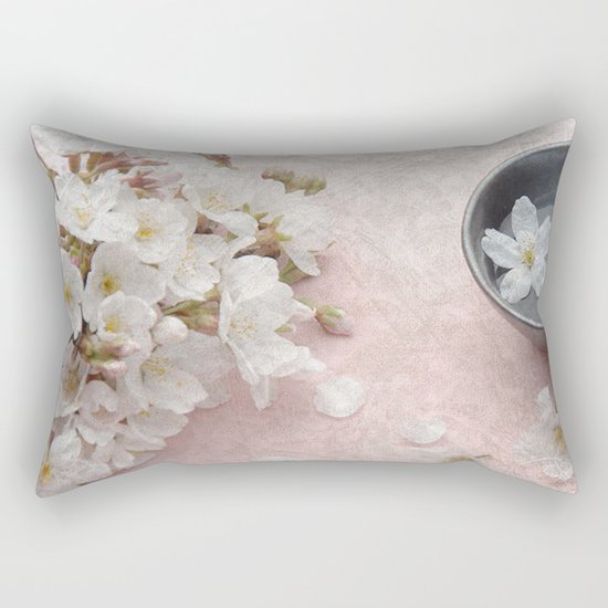Cherry Blossom #7 Rectangular Pillow