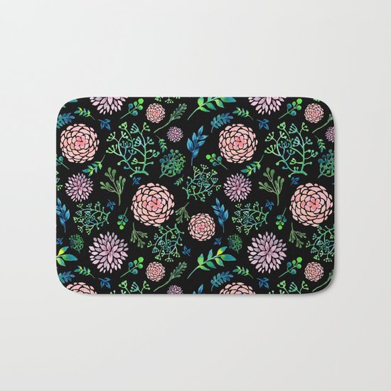 FLORAL PATTERN 3 Bath Mat