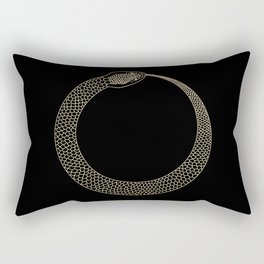 Vintage line snake Rectangular Pillow