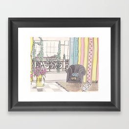 Apartment Pets in Paris Framed Art Print