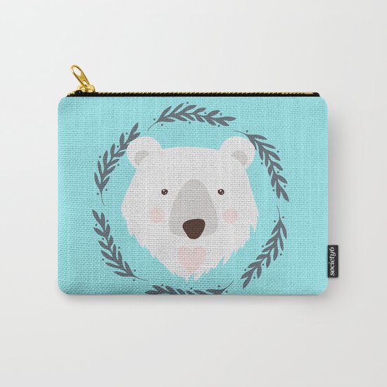 polar bear Carry-All Pouch