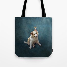 Amazing Puppy Trick Tote Bag