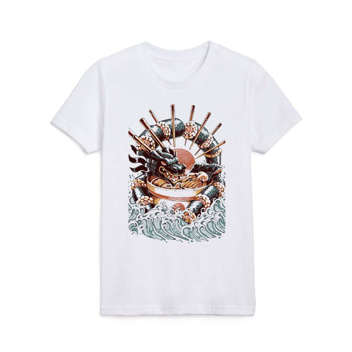Dragon Sushi Ramen Kids T Shirt