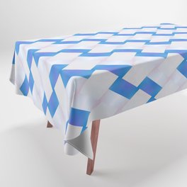 Magic Patterns Blue and White Tablecloth