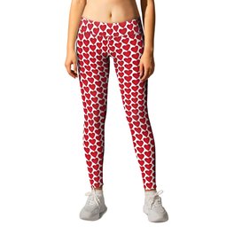 Red heart on white background Leggings | Figurative, Wallpaper, Digital, Valentines, Drafting, Art, Typography, Day, Graphicdesign, Illustration 