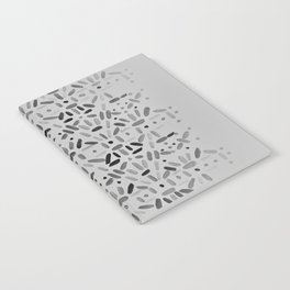 grey pattern design Notebook
