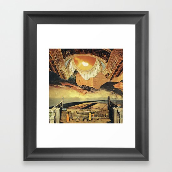 monochromatic vision... Framed Art Print