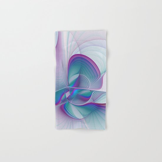 Colorful Beauty, Abstract Fractal Art Hand & Bath Towel