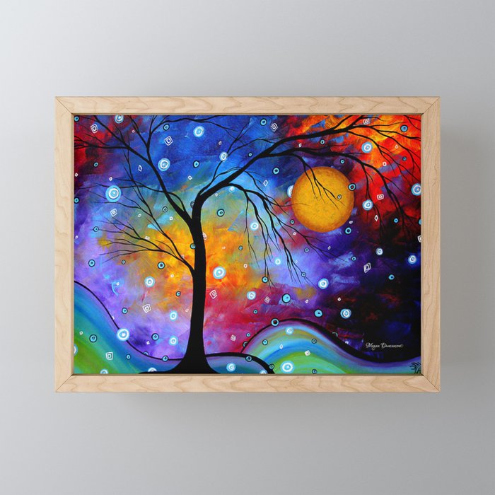 Winter Sparkle Original Whimsical Contemporary Painting Art By