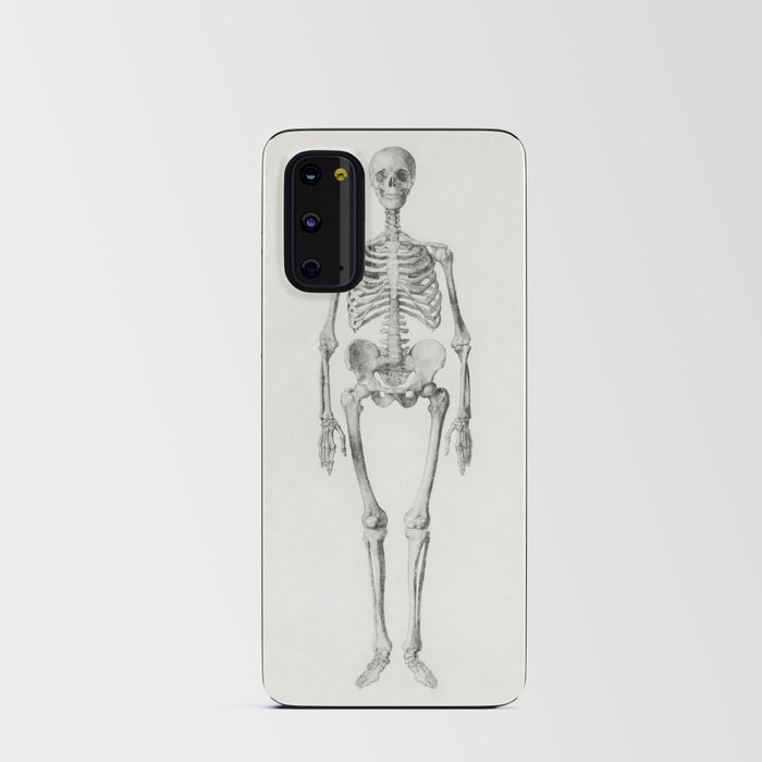 Human Skeleton, Anterior View Android Card Case