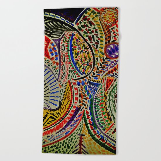 Points I Beach Towel