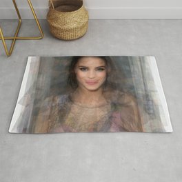Jessica Lowndes Portrait Overlay Rug | Collage, Lowndes, Stevesocha, Canada, Blurred, Celebrities, Jessicalowndes, Beauty, Overlay, Portrait 