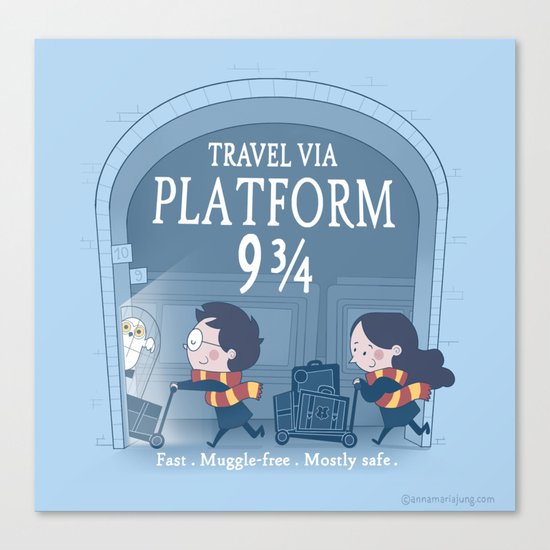 Platform 9 3/4 Canvas Print