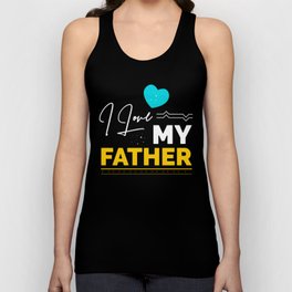 I Love My Father Unisex Tank Top