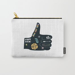 Positivity Thumbs Up Carry-All Pouch