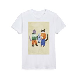 Cats & Fish Kids T Shirt