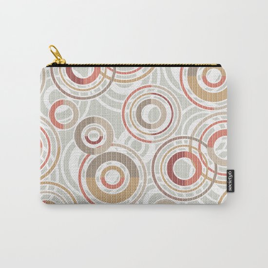 Abstraction.Circles and rings. Carry-All Pouch