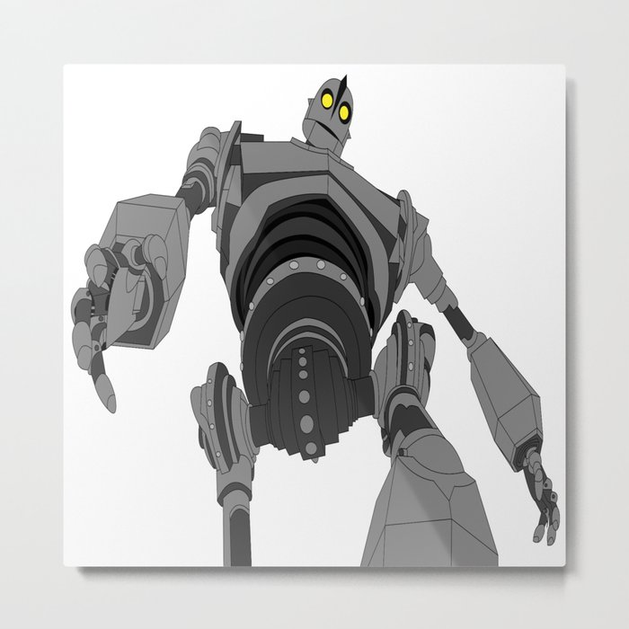 Iron Giant Metal Print By Stevegoddard Society6