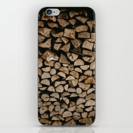 Firewood iPhone Skin