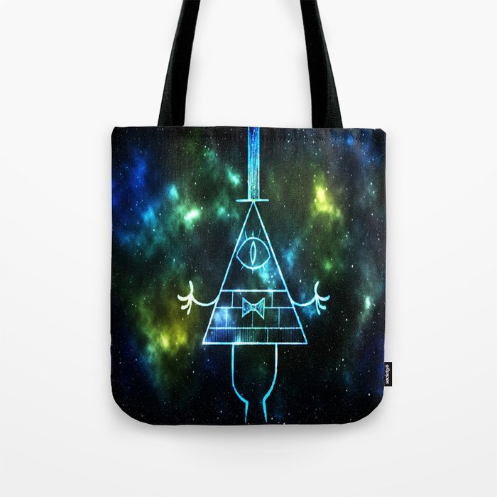 Neon Bill Cipher Tote Bag