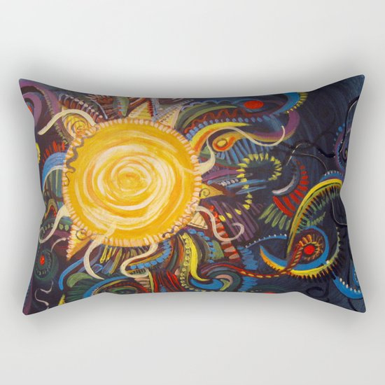 Coyote Moon Rectangular Pillow