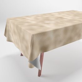Glam Soft Gold Metallic Texture Tablecloth