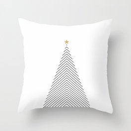 Minimal Christmas Tree #society6 #decor #buyart Throw Pillow