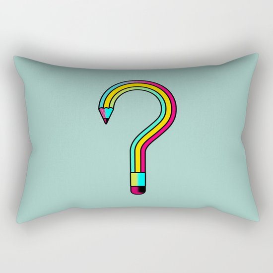 2B or not 2B? Rectangular Pillow
