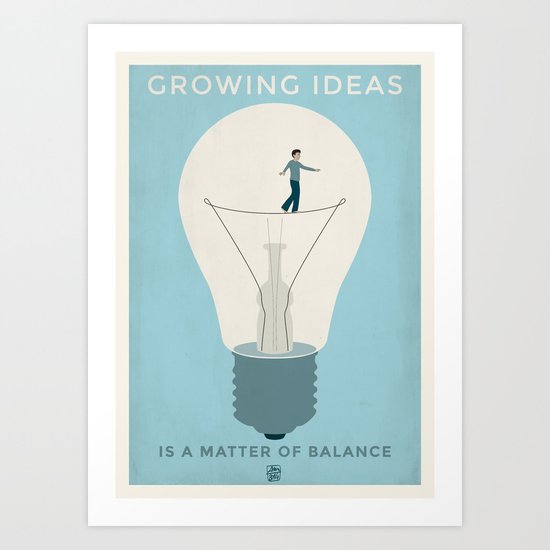 Growing ideas Art Print