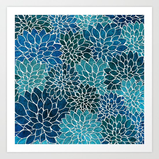 Floral Abstract 25 Art Print
