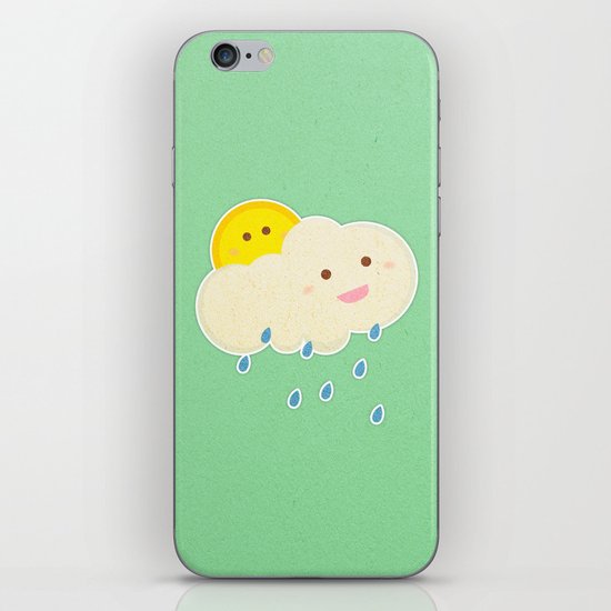 Raining day iPhone & iPod Skin
