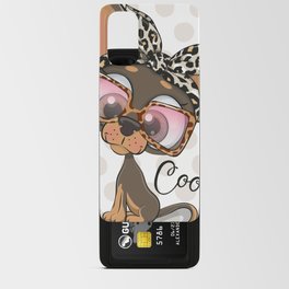  Cute Cartoon Puppy Chihuahua On Dots  Android Card Case