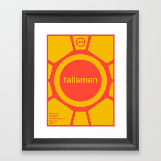 talisman single hop Framed Art Print