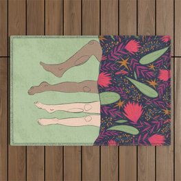 Two Hearts Outdoor Rug