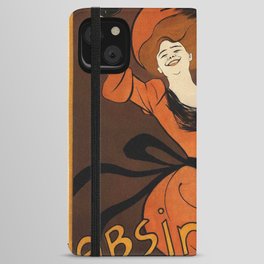 Absinthe-Ducros vintage French poster iPhone Wallet Case
