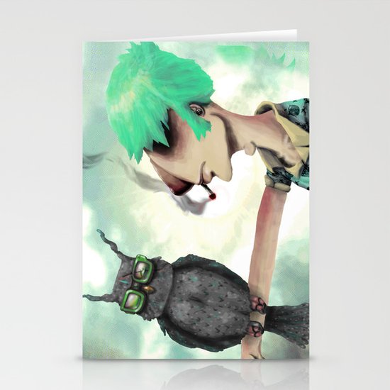 Punk N' A Bird Stationery Cards