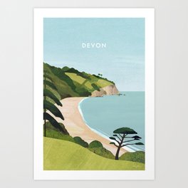 Devon, England Art Print