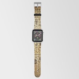 Ancient Egyptian Hieroglyphics Apple Watch Band