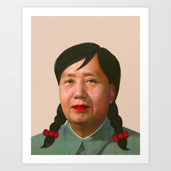 Auntie Mao Mao Art Print