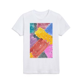 Glitter Color Abstract Modern Collection Kids T Shirt