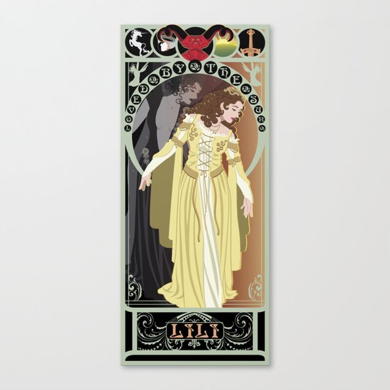 Lili Nouveau - Legend Canvas Print