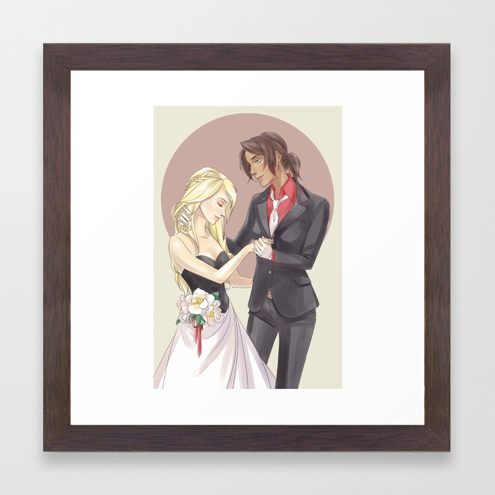 Ymir X Historia Framed Art Print By Teamjusticeink Society6 ymir x historia framed art print by teamjusticeink