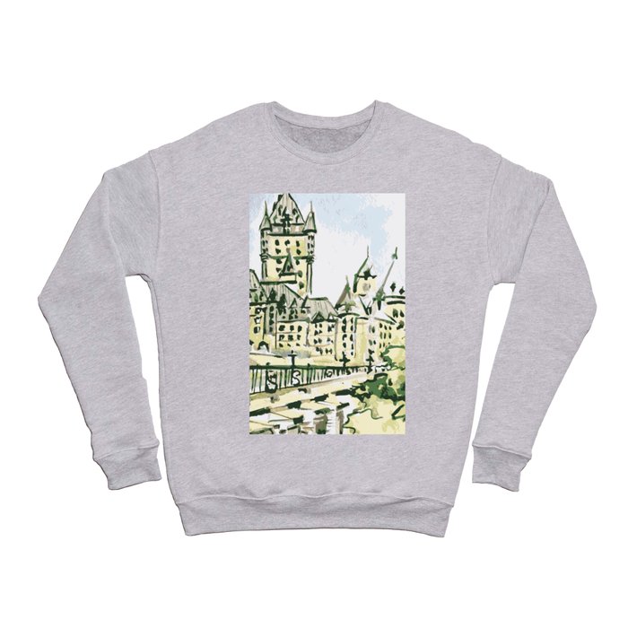 Ch teau Frontenac Quebec City Canada Crewneck Sweatshirt by